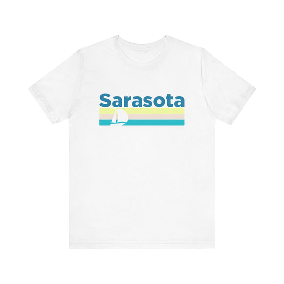 Sarasota, Florida T Shirt - Sailboat Graphic Tee