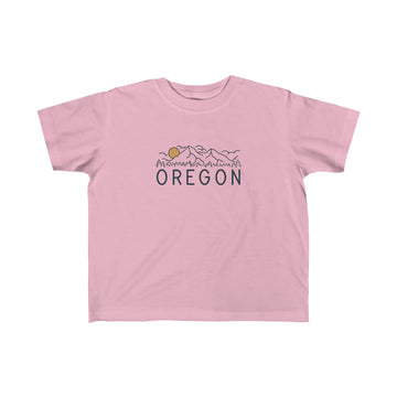 Buy pink Oregon Toddler T-Shirt - Unisex Toddler Oregon Shirt