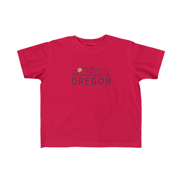 Buy red Oregon Toddler T-Shirt - Unisex Toddler Oregon Shirt