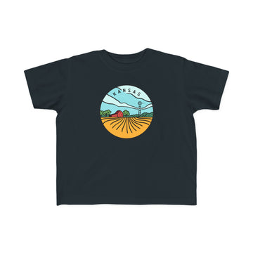 Kansas Toddler T-Shirt - Unisex Toddler Kansas Shirt - 0