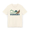 Vermont Retro Mountains Sunset T-Shirt | Vintage Vermont Tee