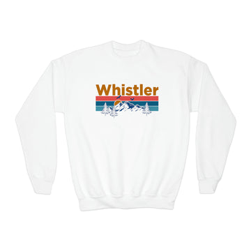 Whistler, Canada Youth Sweatshirt - Unisex Kid's Whistler Crewneck Sweatshirt