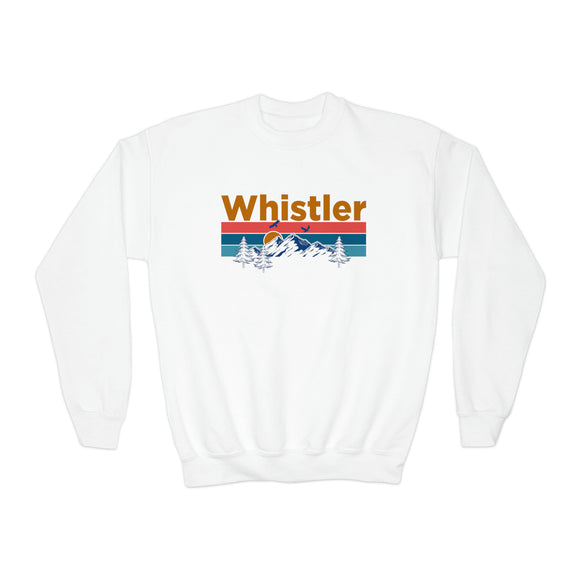 Whistler, Canada Youth Sweatshirt - Unisex Kid's Whistler Crewneck Sweatshirt