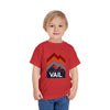 Vail, Colorado Toddler T-Shirt - Retro Palm Tree Toddler Vail Shirt