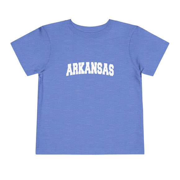 Arkansas Toddler Graphic Tee - Kids Arkansas Vacation Shirt