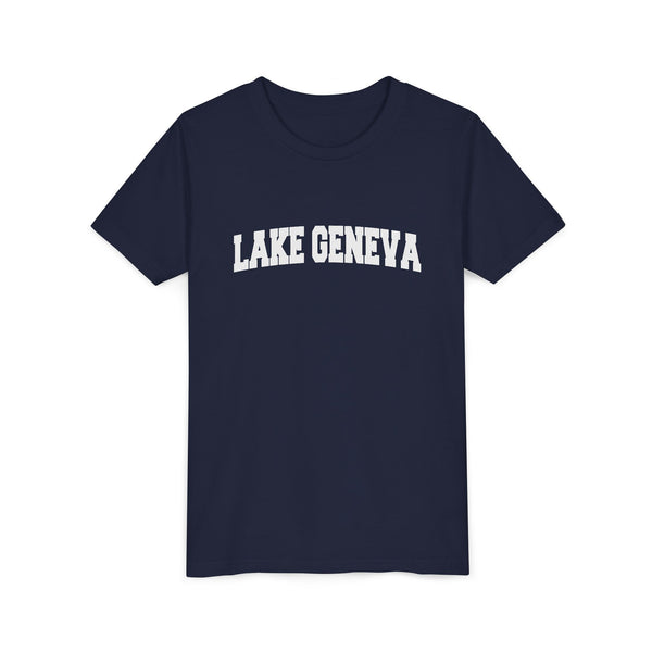 Lake Geneva, Wisconsin Youth Graphic Tee - Kids Lake Geneva T Shirt