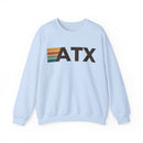 Austin, Texas ATX Retro Stripe Sweatshirt-4