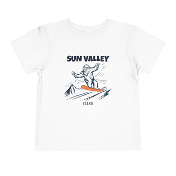 Sun Valley, Idaho Yeti Snowboard Toddler Tee - 0