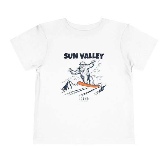 Sun Valley, Idaho Yeti Snowboard Toddler Tee