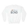 Bend, Oregon Youth Sweatshirt - Unisex Kid's Bend Crewneck Sweatshirt