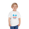 Malibu, California Toddler T-Shirt - Retro Palm Tree Toddler Malibu Shirt