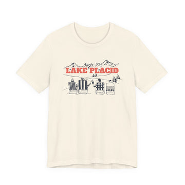 Lake Placid, New York Après-ski T-Shirt - Vintage Mountain Graphic Tee