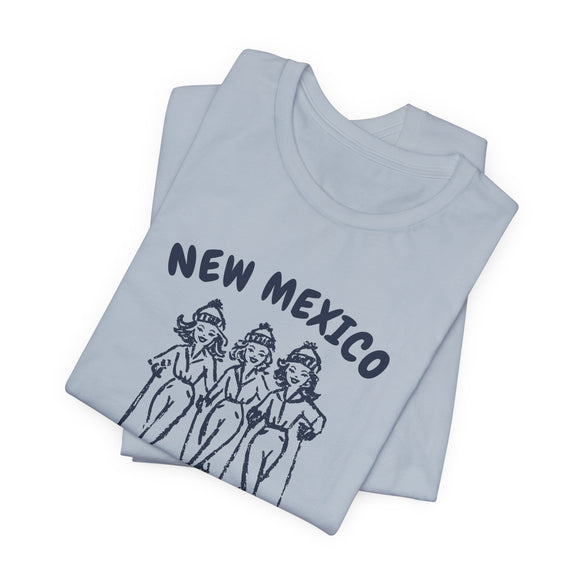 New Mexico Ski Babes T‑Shirt — Retro Skiing Graphic Tee