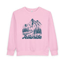 Telluride, Colorado Toddler Sweatshirt - Telluride Toddler Crewneck Sweatshirt-3