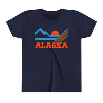 Buy navy Alaska Youth Graphic Tee - Kids T Shirt