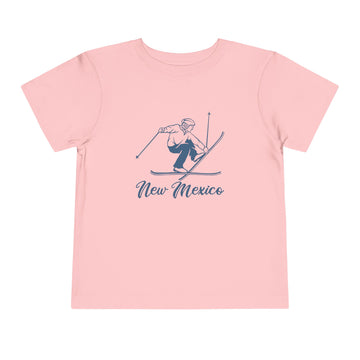 Buy pink New Mexico Toddler Graphic Tee Vintage Ski - Kids New Mexico T-Shirt