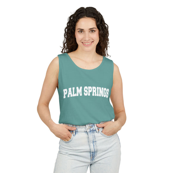 Palm Springs, California Tank Top Unisex | Comfort Colors - 100% Cotton