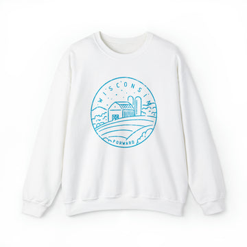 Wisconsin Sweatshirt - Unisex Distressed Wisconsin Sweatshirt
