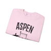 Aspen, Colorado Sweatshirt - Mountain Cowgirl Graphic Crewneck
