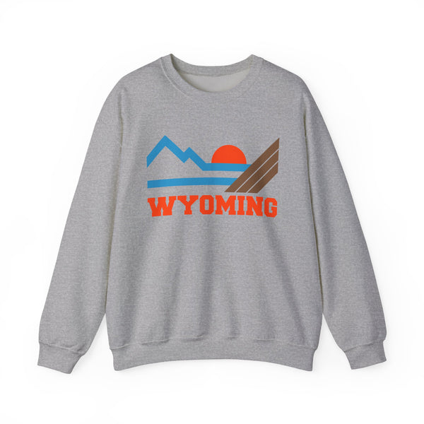 Wyoming Sweatshirt - Mountain Wyoming Crewneck Sweatshirt