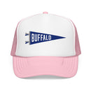 Buffalo, New York Pennant Trucker Hat — Retro Flag Foam Cap-3