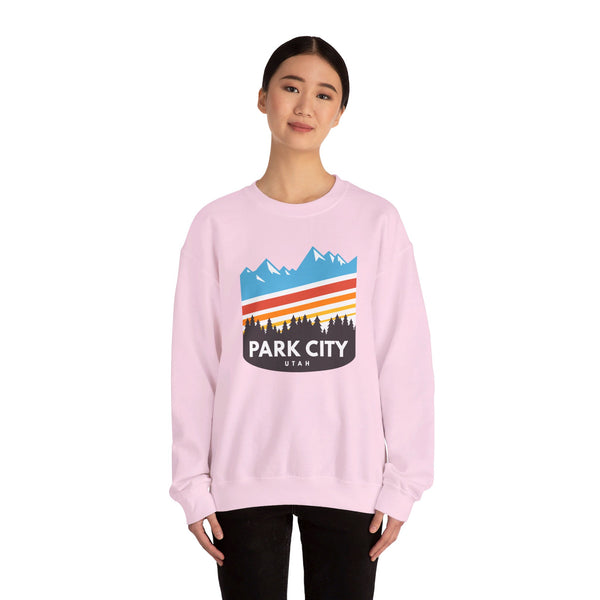 Park City, Utah Sweatshirt - Unisex Retro Crewneck Park City Sweatshirt