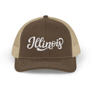 Illinois Snapback Trucker Cap - Embroidered Illinois Hat-3