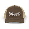 Illinois Snapback Trucker Cap - Embroidered Illinois Hat