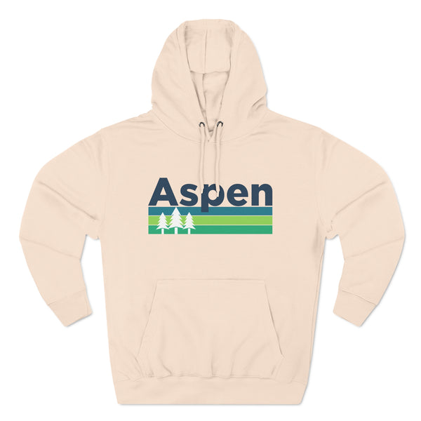 Premium Aspen, Colorado Hoodie - Retro Unisex Aspen Sweatshirt