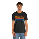 Ouray, Colorado Shirt - Mountain Sunset Unisex Ouray T-Shirt-35