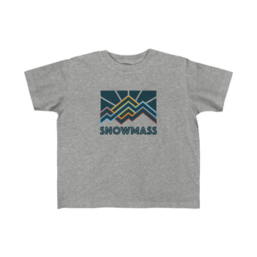 Snowmass, Colorado Toddler T-Shirt - Toddler Snowmass Shirt - 0