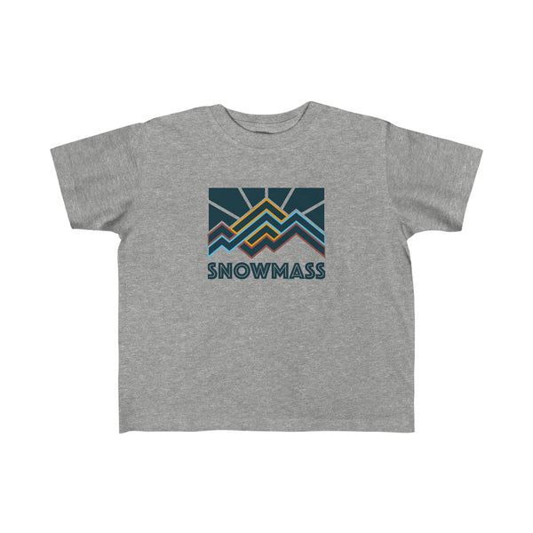 Snowmass, Colorado Toddler T-Shirt - Toddler Snowmass Shirt