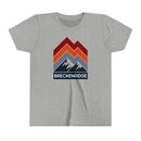 Breckenridge, Colorado Youth Shirt - Retro Mountain Breckenridge Kid's T-Shirt-4