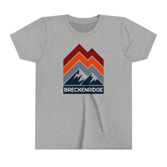 Breckenridge, Colorado Youth Shirt - Retro Mountain Breckenridge Kid's T-Shirt