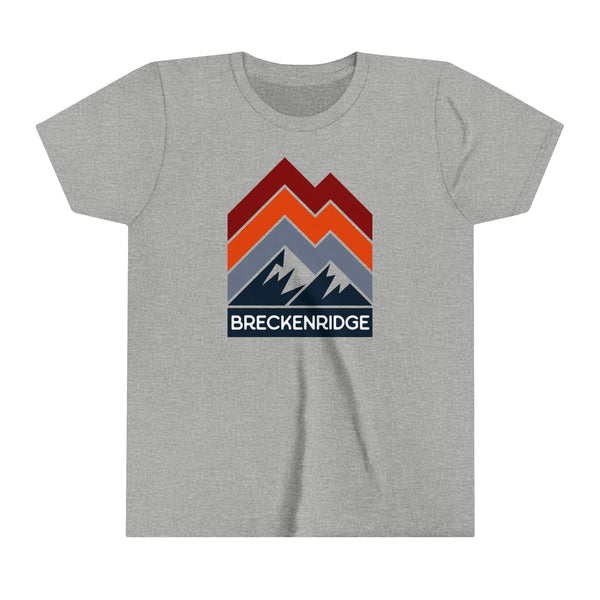 Breckenridge, Colorado Youth Shirt - Retro Mountain Breckenridge Kid's T-Shirt