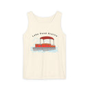 Lake Pend Oreille, Idaho Tank Top Unisex - Pontoon Boat - Comfort Colors - 100% Cotton-2