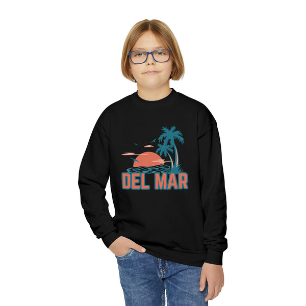 Del Mar, California Youth Sweatshirt - Unisex Kid's Del Mar Sweatshirt