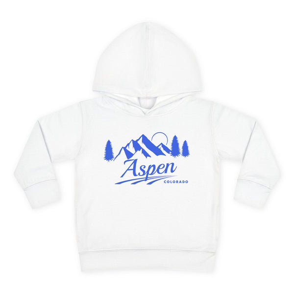 Aspen, Colorado Toddler Hoodie - Unisex Mountain Aspen Pullover Sweatshirt, Kids Hooded Jumper, Colorado Souvenir