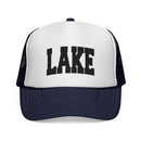 Lake Retro Collegiate Style Trucker Hat-6
