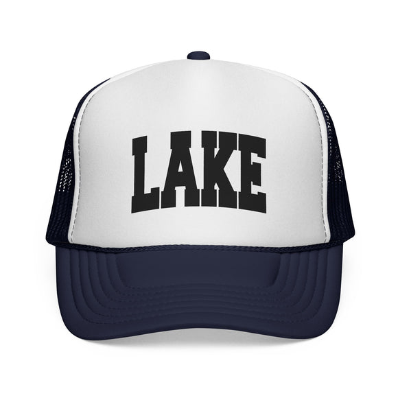 Lake Retro Collegiate Style Trucker Hat