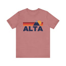 Retro Alta, Utah T-shirt, Mountain Tee, Vintage Alta Unisex Jersey Shirt, Outdoor Hiking Apparel-2