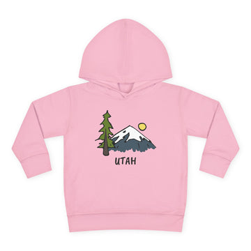 Buy pink Utah Toddler Hoodie - Unisex Mountain Utah Toddler Sweatshirt