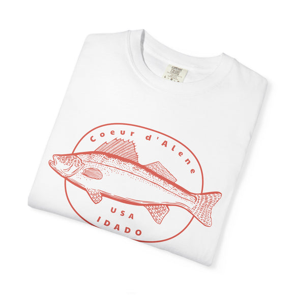 Coeur d Alene, Idaho Tee, Comfort Colors 100% Cotton Fishing T shirt