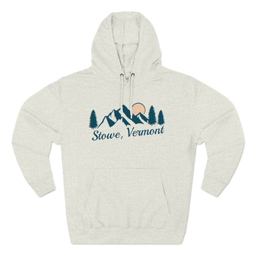 Buy oatmeal-heather Premium Stowe, Vermont Hoodie - Unisex Stowe Sweatshirt