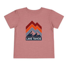 Lake Tahoe, California Toddler T-Shirt - Retro Palm Tree Toddler Lake Tahoe Shirt