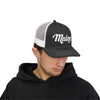 Maine Snapback Trucker Cap - Embroidered Maine Hat