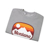 Montana Sweatshirt - Unisex Retro Ombre Montana Crewneck Sweatshirt