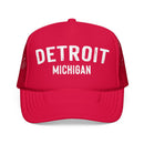 Kids Detroit, Michigan Trucker Hat - Youth Snapback Cap
