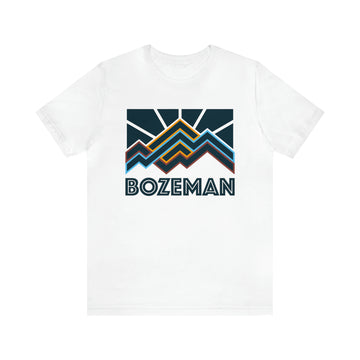 Buy white Bozeman, Montana T-Shirt - Retro Unisex Bozeman Shirt