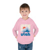 Utah Toddler Hoodie - Minimal Style Unisex Utah Toddler Sweatshirt